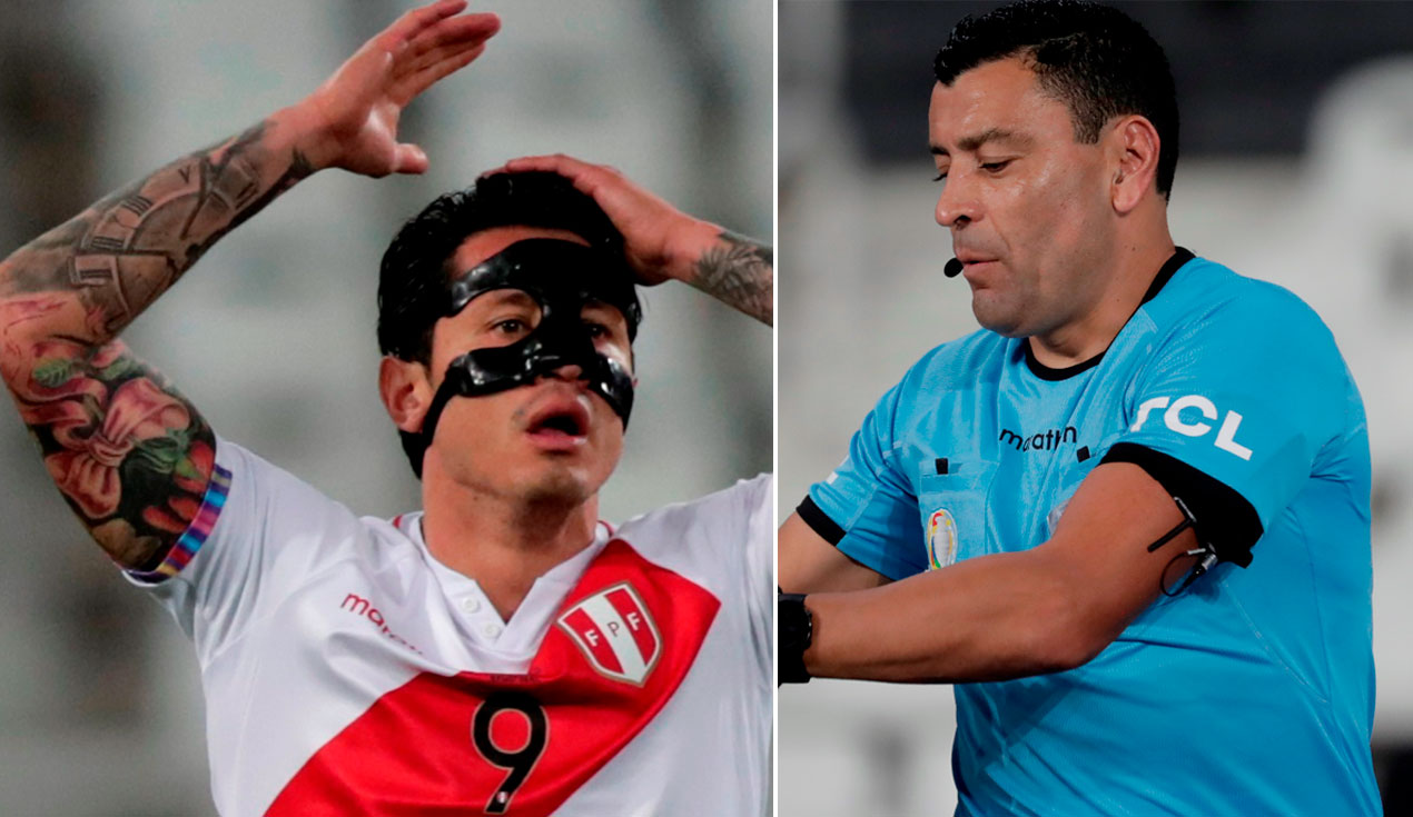 Futbolistas peruanos se quejaron del accionar del árbitro Roberto Tobar. Foto: EFE