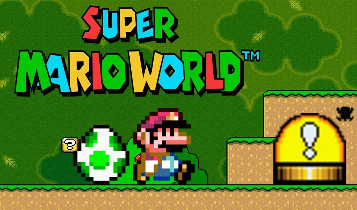 Uno de los juegos más populares de Super Nintendo fue Super Mario World. Foto: captura de YouTube / Freddow 64