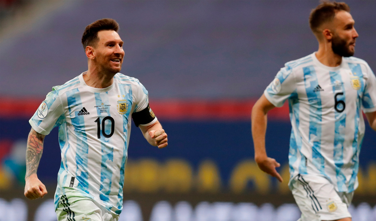 Con Messi a la cabeza los argentinos volvieron a la fina de la copa luego de cinco años. Foto: Fernando Bizerra /EFE