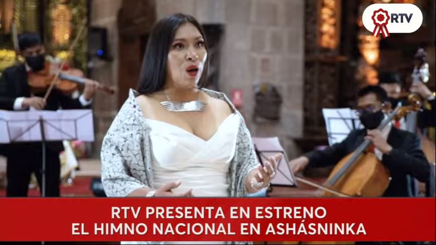 Interpretan versión del himno nacional en asháninka por el Bicentenario del Perú