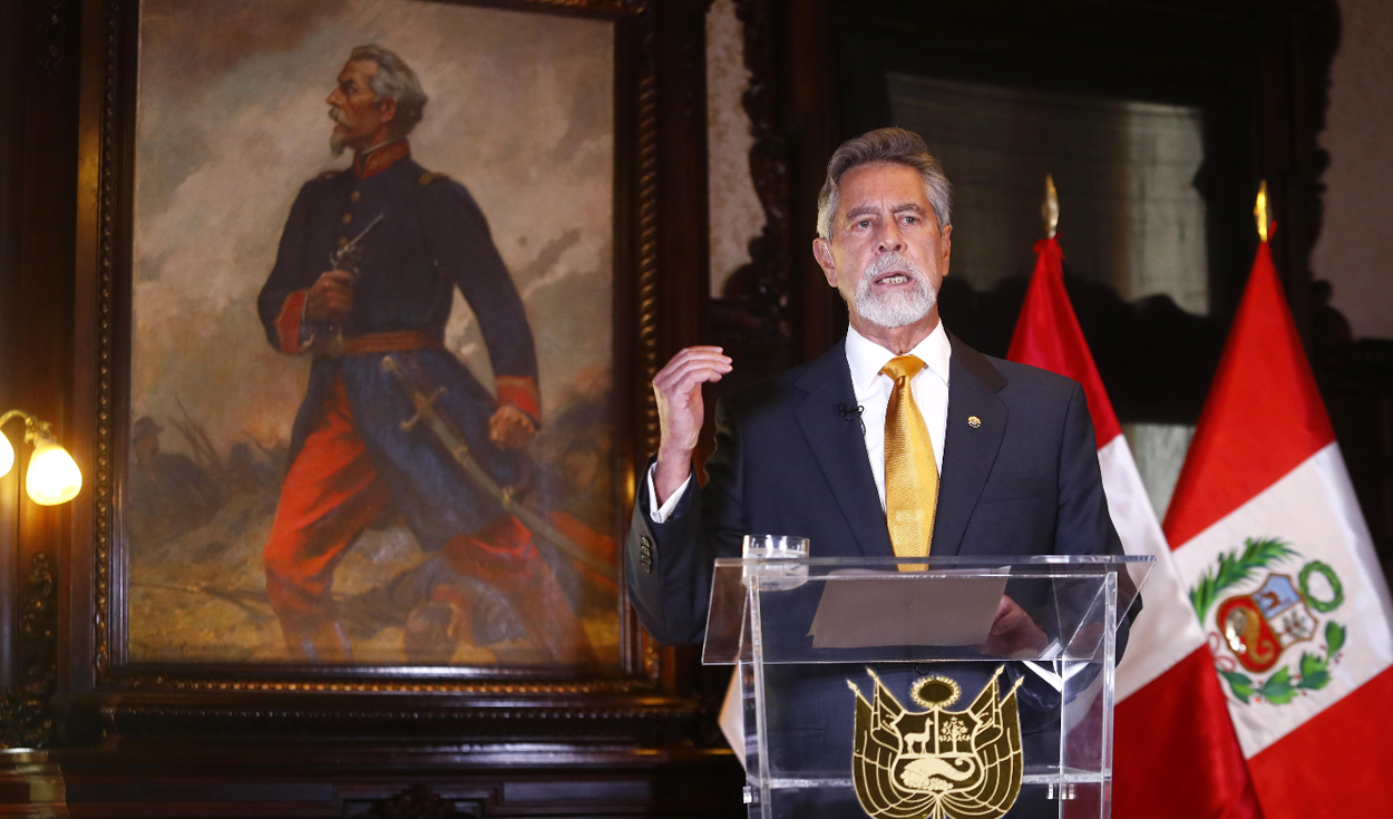 Francisco Sagasti es el presidente que asumió el Gobierno de transición previo al Bicentenario. Foto: SEPRES