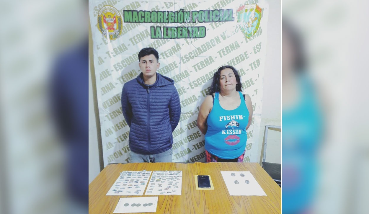 Trujillo: intervienen a tres presuntos vendedores de droga al menudeo