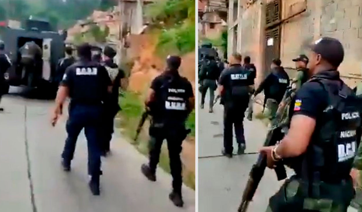 Las Fuerzas de Acciones Especiales (FAES) entraron este viernes 9 de julio al sector de la Cota 905, reducto de bandas criminales. Foto: Difusión