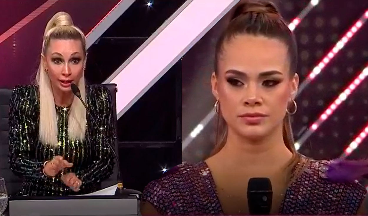 Belén Estévez le pidió disculpas a Jossmery Toledo por ofenderla al llamarla 'tombita'. Foto: captura Reinas del show / América TV.