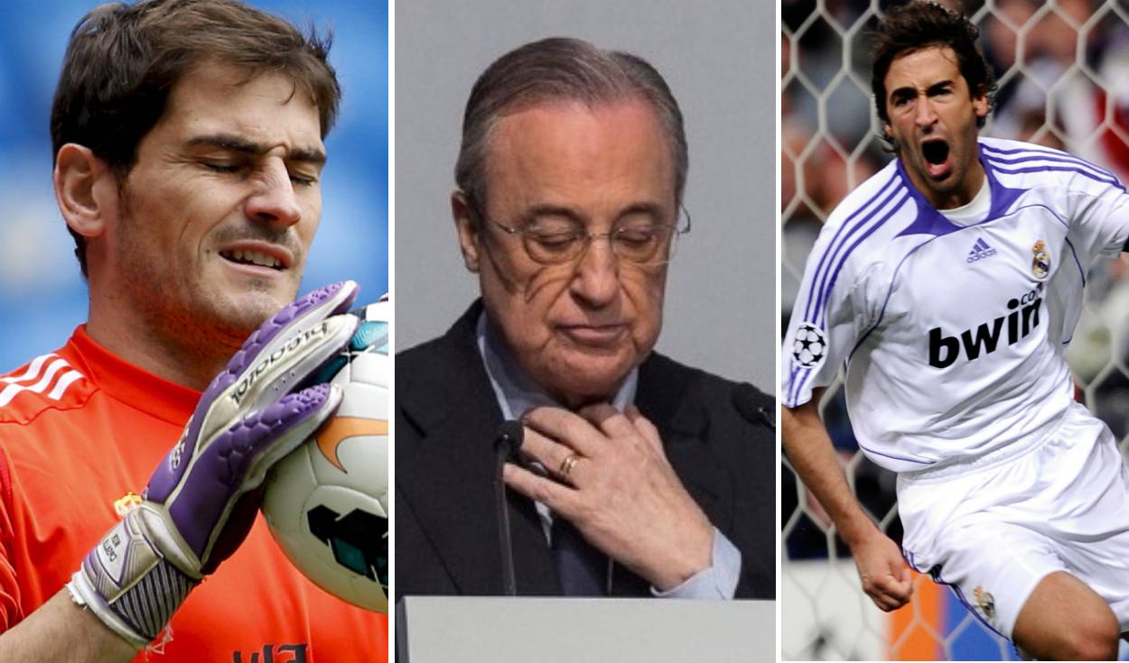 Actualmente Iker Casillas y Raúl trabajan en las inmediaciones del Real Madrid. Foto: composición EFE AFP