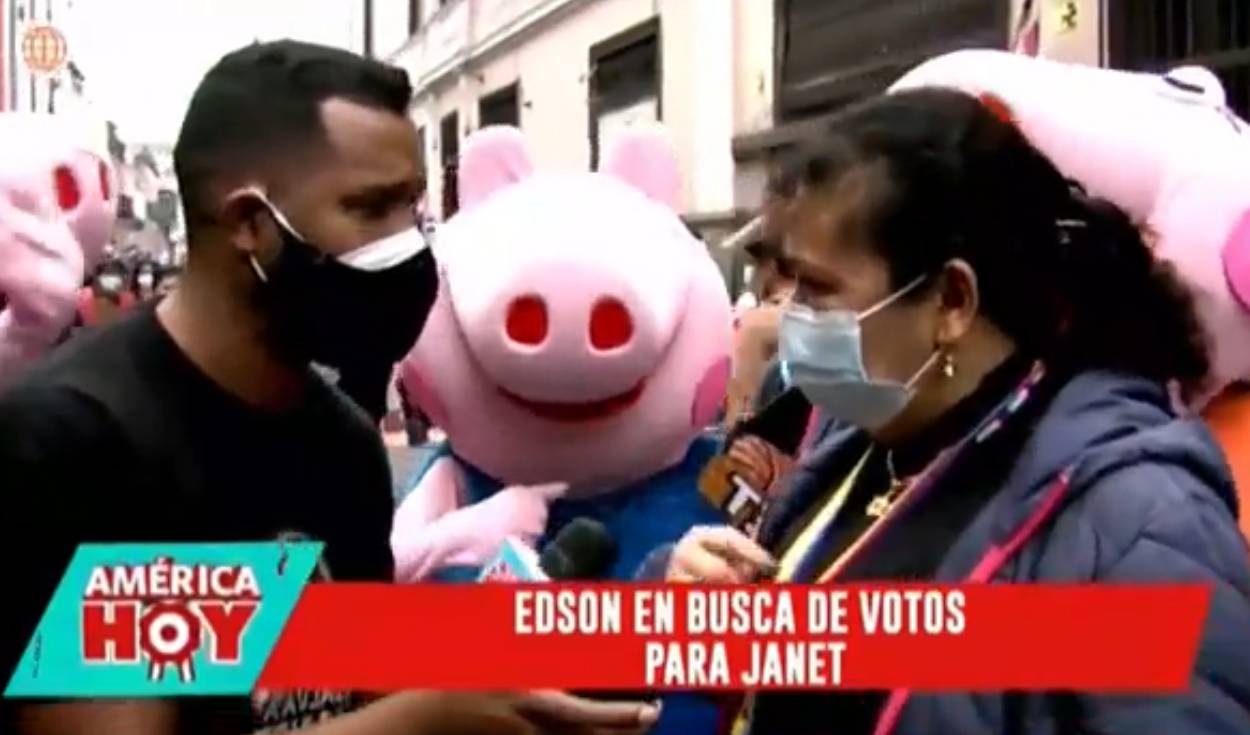 Janet Barboza quedó sentenciada en Reinas del show y Edson Dávila salió en busca de ayuda. Foto: captura de América TV