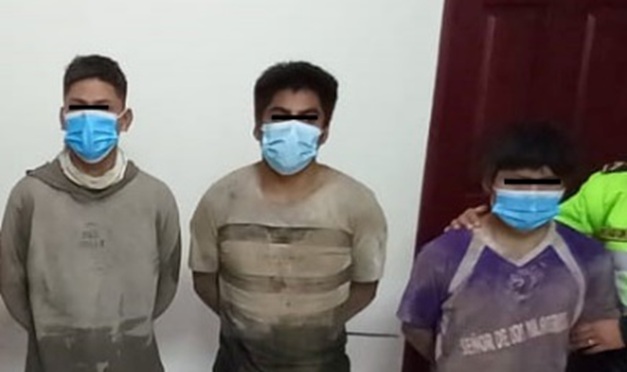La Libertad: atrapan a cinco sujetos con material aurífero robado