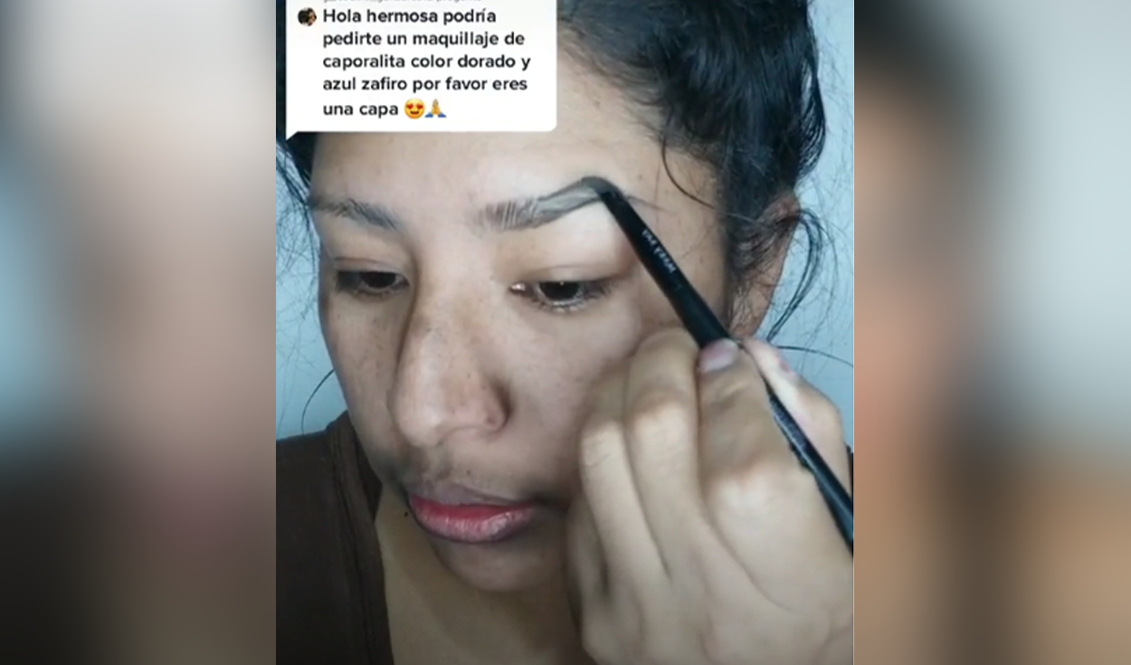 TikTok viral: joven realiza maquillaje de bailarina de caporales y  resultado es todo un éxito | Tendencias | La República