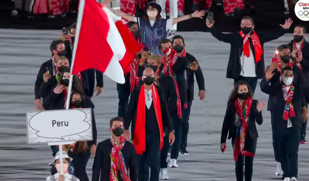 ¡Perú en Tokio 2020! Así fue el emocionante desfile de la delegación nacional en los Juegos Olímpicos