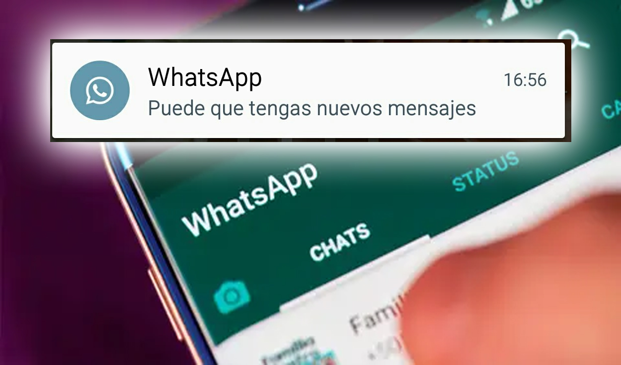 La notificación puede deberse a problemas con la sincronización en segundo plano o porque tienes muchos grupos de WhatsApp silenciados. Foto: Xataka
