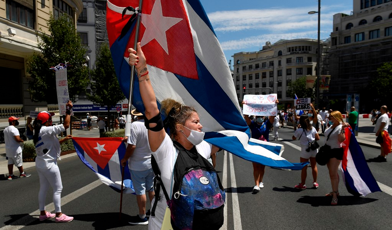 Un total de 59 cubanos han sido enjuiciados por participar en las históricas protestas. Foto: AFP