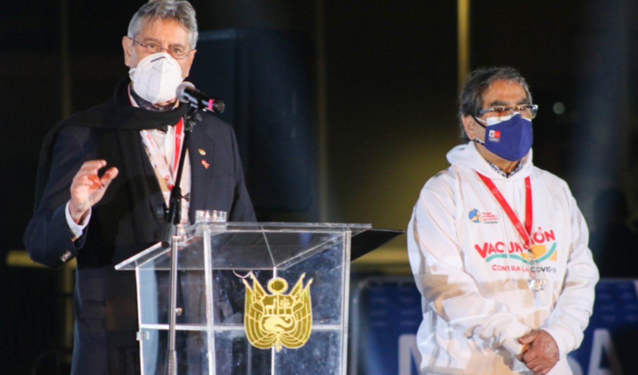 Presidente Sagasti estuvo en ceremonia de clausura de tercera Vacunatón. Foto: Minsa
