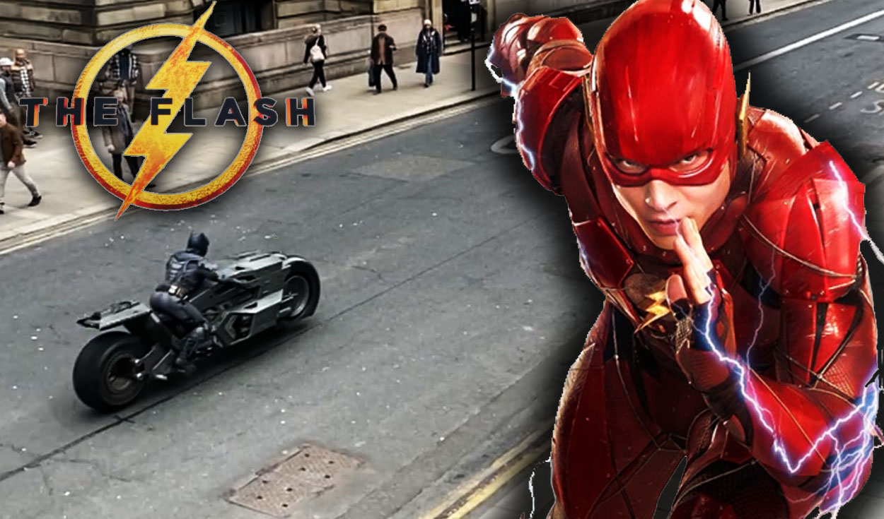 The Flash: video del rodaje muestra a Batman en motocicleta