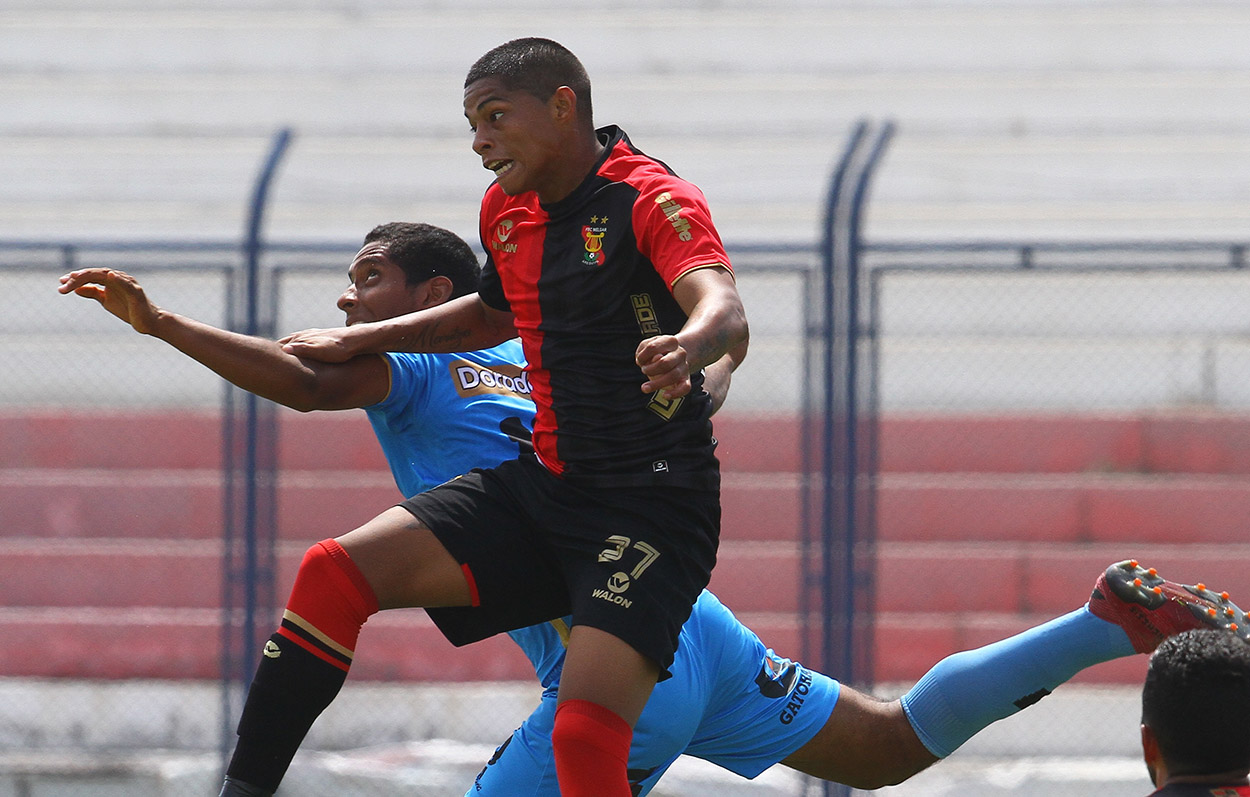 Quevedo hizo su primer gol con Melgar ante Binacional Foto: Liga 1
