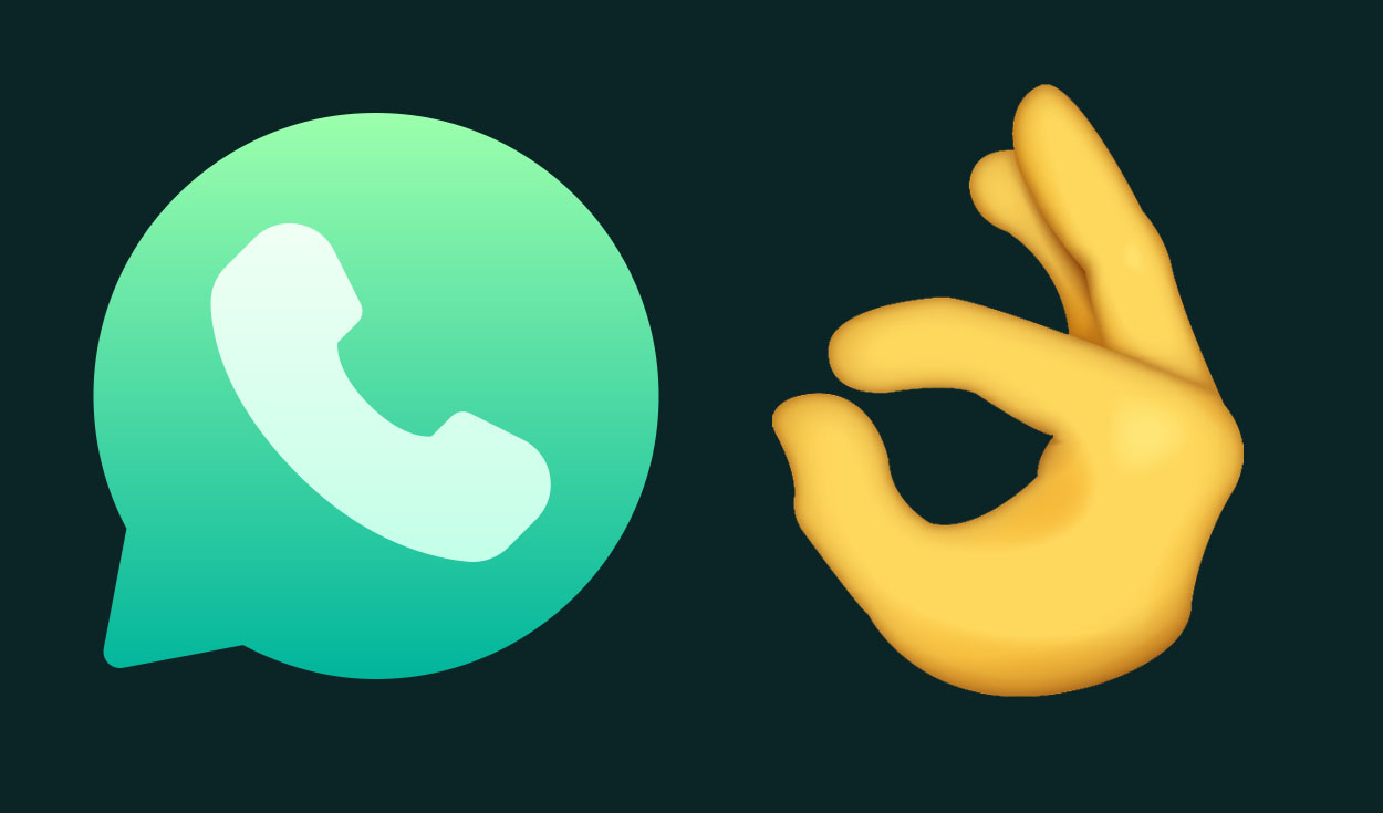 Este llamativo emoji de WhatsApp puedes utilizarlo tanto en Android como en iPhone. Foto: composición LR