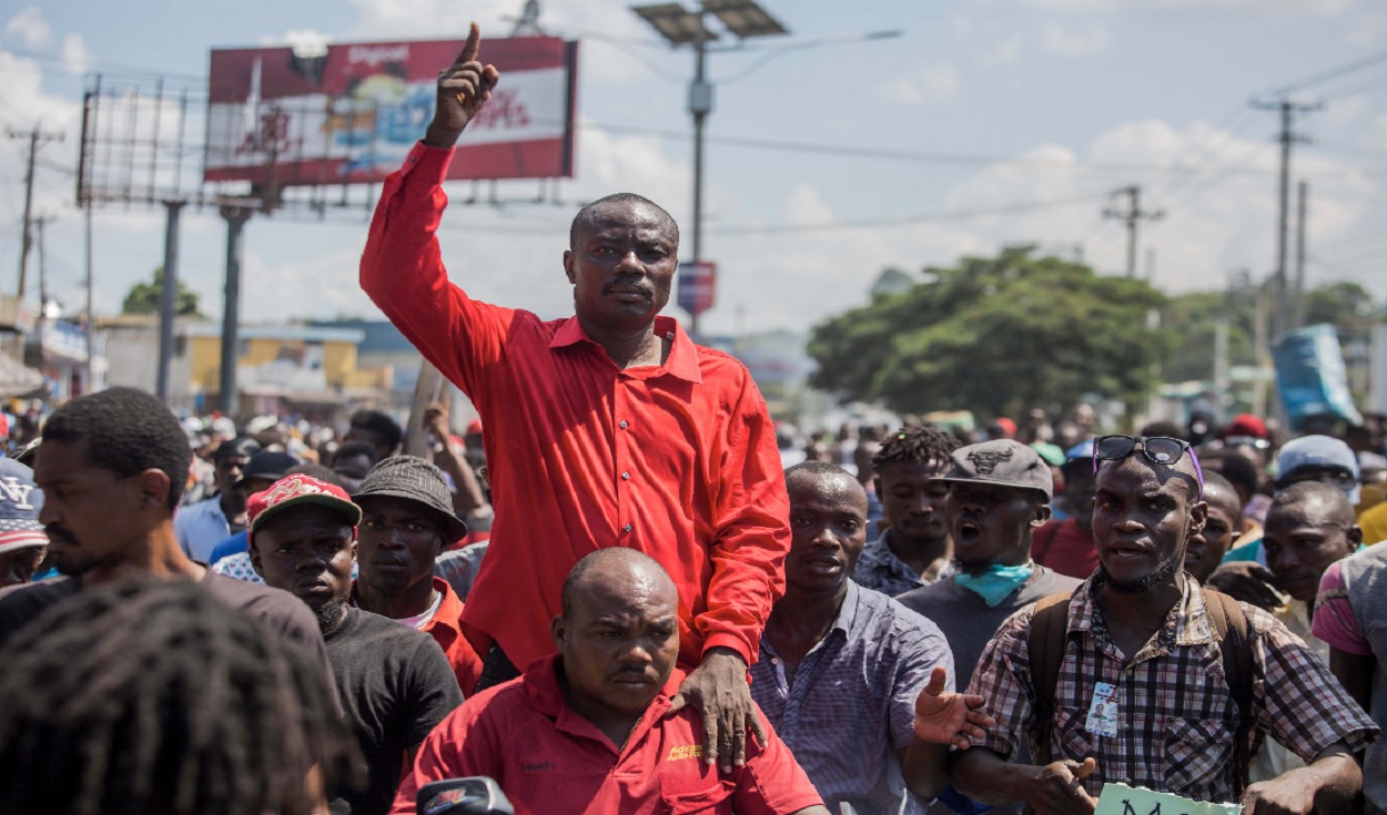 Moïse Jean Charles es un excandidato presidencial ligado al chavismo. Foto: difusión