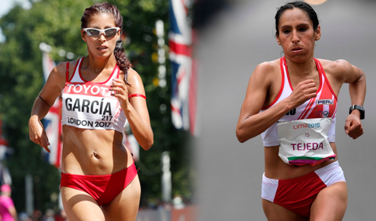 Gladys Tejeda y Kimberly García nos representarán Tokio 2020 en la disciplina maratón femenina. Foto: difusión/composición La República