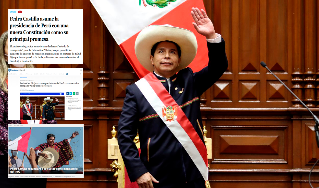 “Queridas hermanas y hermanos, no los defraudaremos”, publicó Castillo en su cuenta de Twitter. Foto: Presidencia Perú