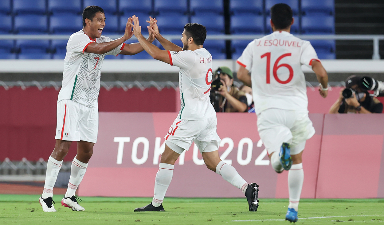 México dominó a placer el primer tiempo del partido ante Corea del Sur. Foto: Selección Nacional/Twitter