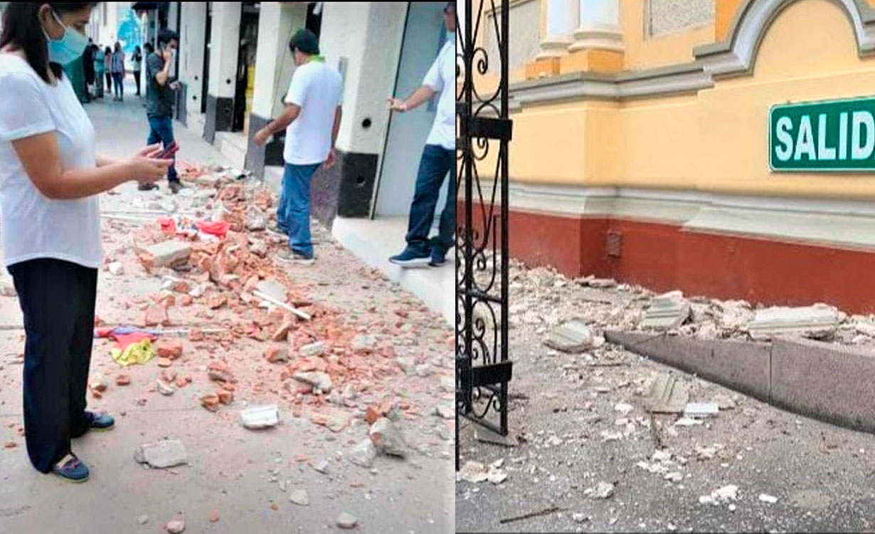 Movimiento telúrico se registró cerca del medio día. Foto: composición/COEN