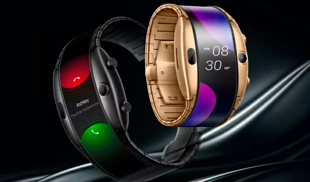 La nueva pulsera inteligente de Xiaomi no tendría correa, pues en su lugar integraría una pantalla flexible que se ajustaría a la muñeca del usuario. Foto: El Grupo Informático