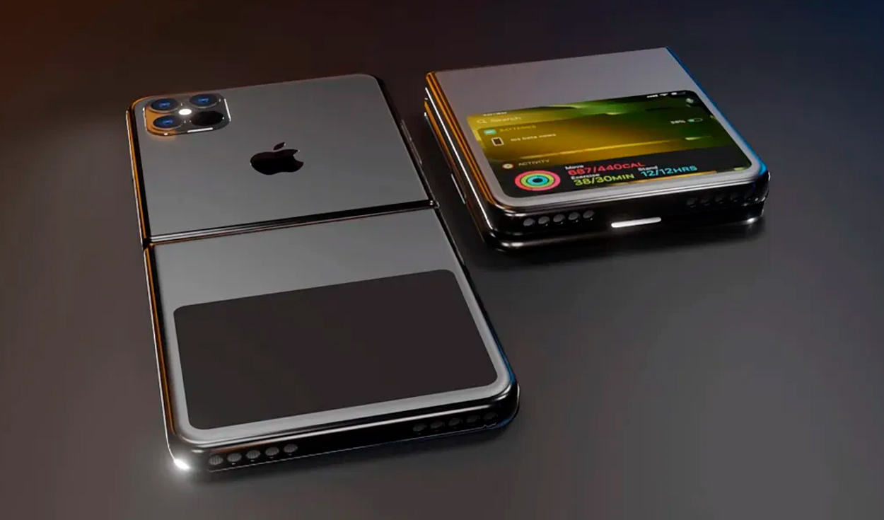 Se estima que los iPhone plegable puedan llegar al mercado en 2023. Foto: Hipertextual