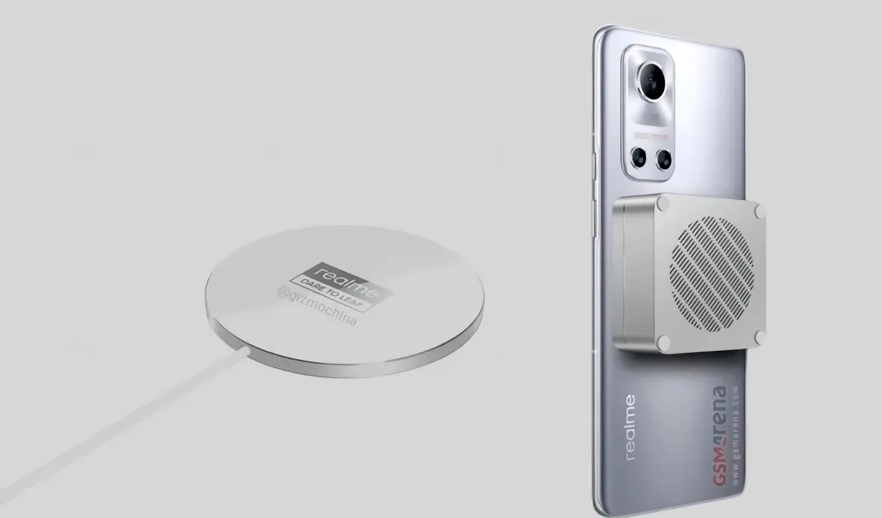 Realme presentó su nuevo smartphone Realme Flash, el cual es compatible con la carga inalámbrica magnética. Foto: Hipertextual