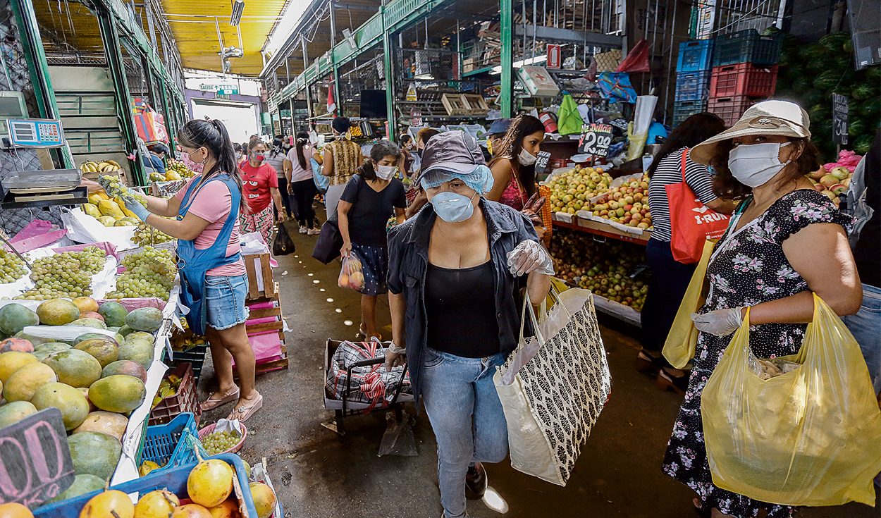 Mercado de abastos. Se estima que el precio de los alimentos tendería a normalizarse. Foto: Antonio Melgarejo / La República
