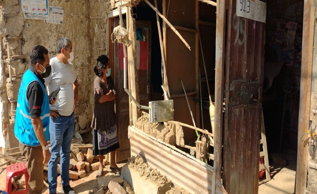 Sismo dejó muchas viviendas colapsadas en Piura. Foto: La República.