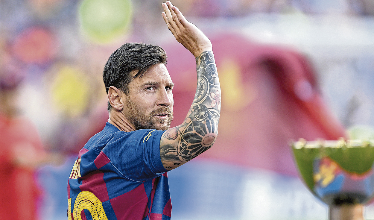 Luego de 17 años, Messi se despide. Foto: AFP