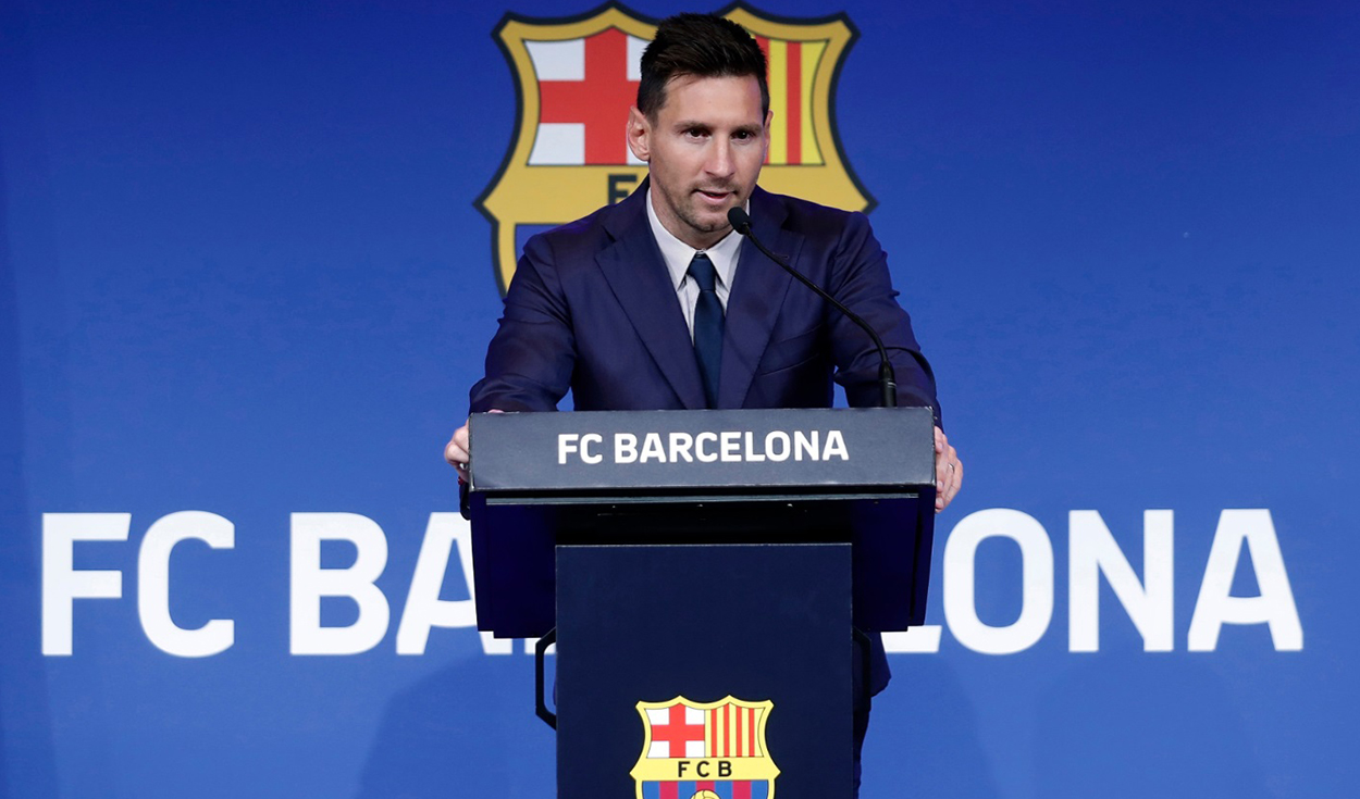 Lionel Messi deja Barcelona luego de 21 años ininterrumpidos. Foto: EFE
