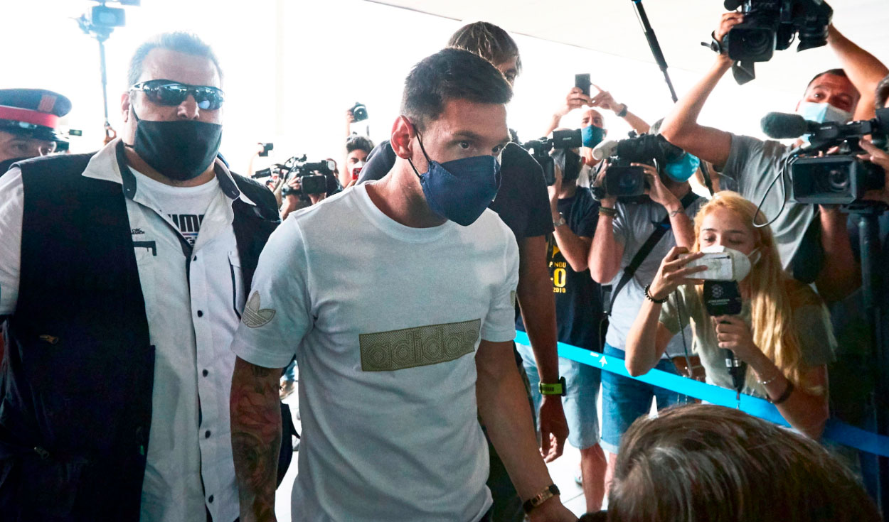 Lionel Messi partió rumbo a París por la mañana del 10 de agosto. Foto: EFE