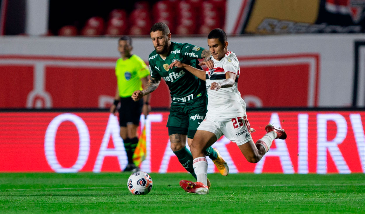 Sao Paulo y Palmeiras se enfrentan en el estadio Morumbí. Foto: Conmebol Libertadores