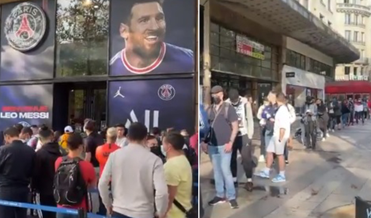 Messi llevará la camiseta '30' durante su estadía en el PSG. Foto: captura de video/Twitter