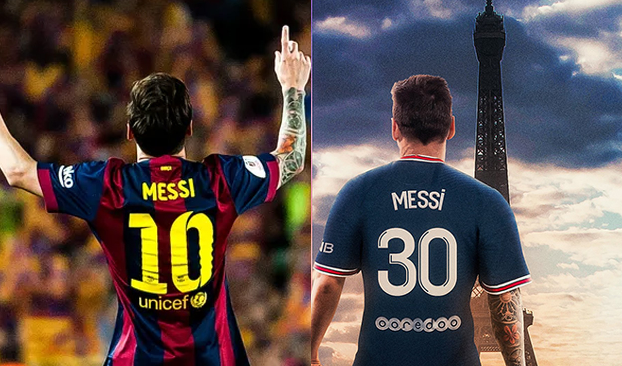 Lionel Messi, de ser el verdugo a la mayor estrella del PSG. Foto: fcbarcelona.es / twitter PSG