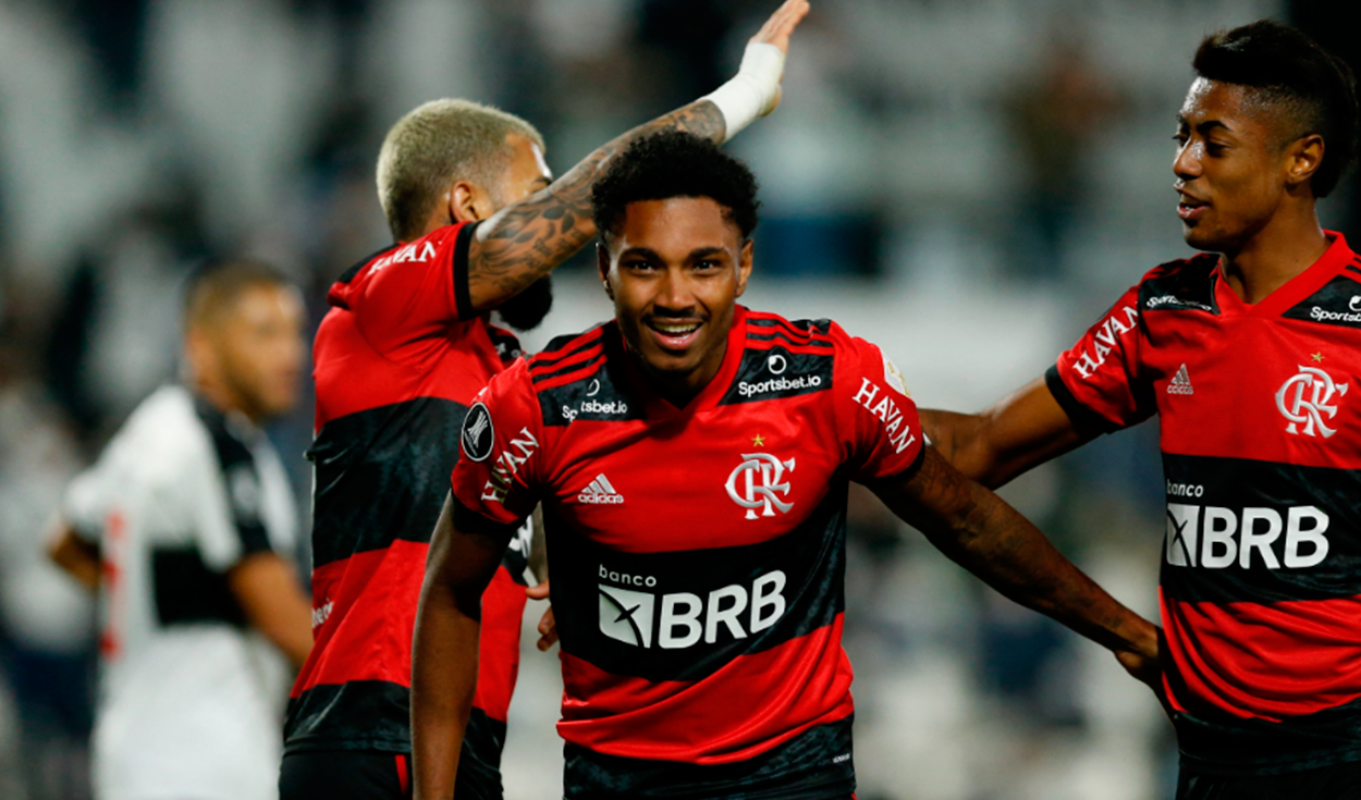 Flamengo derrotó a Olimpia por la Copa Libertadores 2021. Foto: AFP