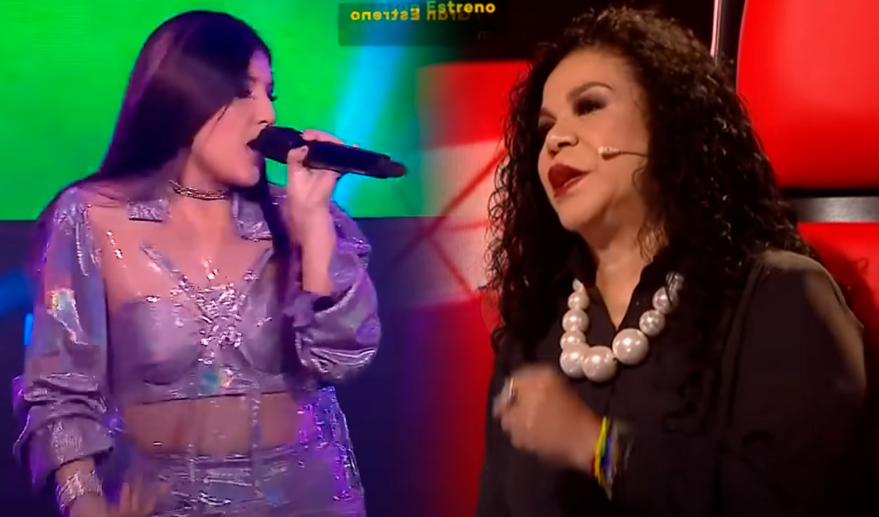 La cantante criolla se mostró impresionada por la versión de 'No me arrepiento de este amor' que la joven artista interpretó en La voz Perú. Foto: captura/Latina