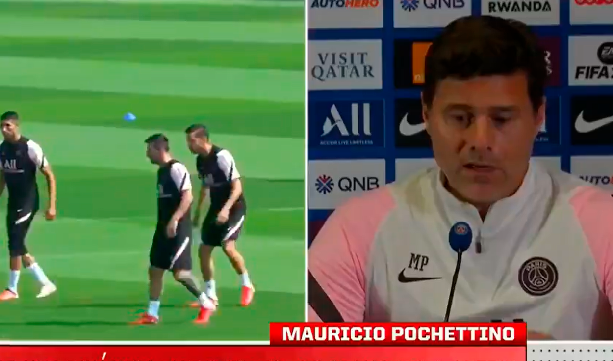 Mauricio Pochettino se refirió al estado de Lionel Messi. Foto: Sports Center