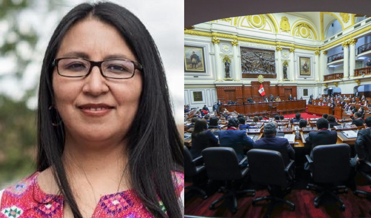 Ruth Luque formó parte del debate en el Congreso, en el que se aprobaron las comisiones investigadoras. Foto: GLR.