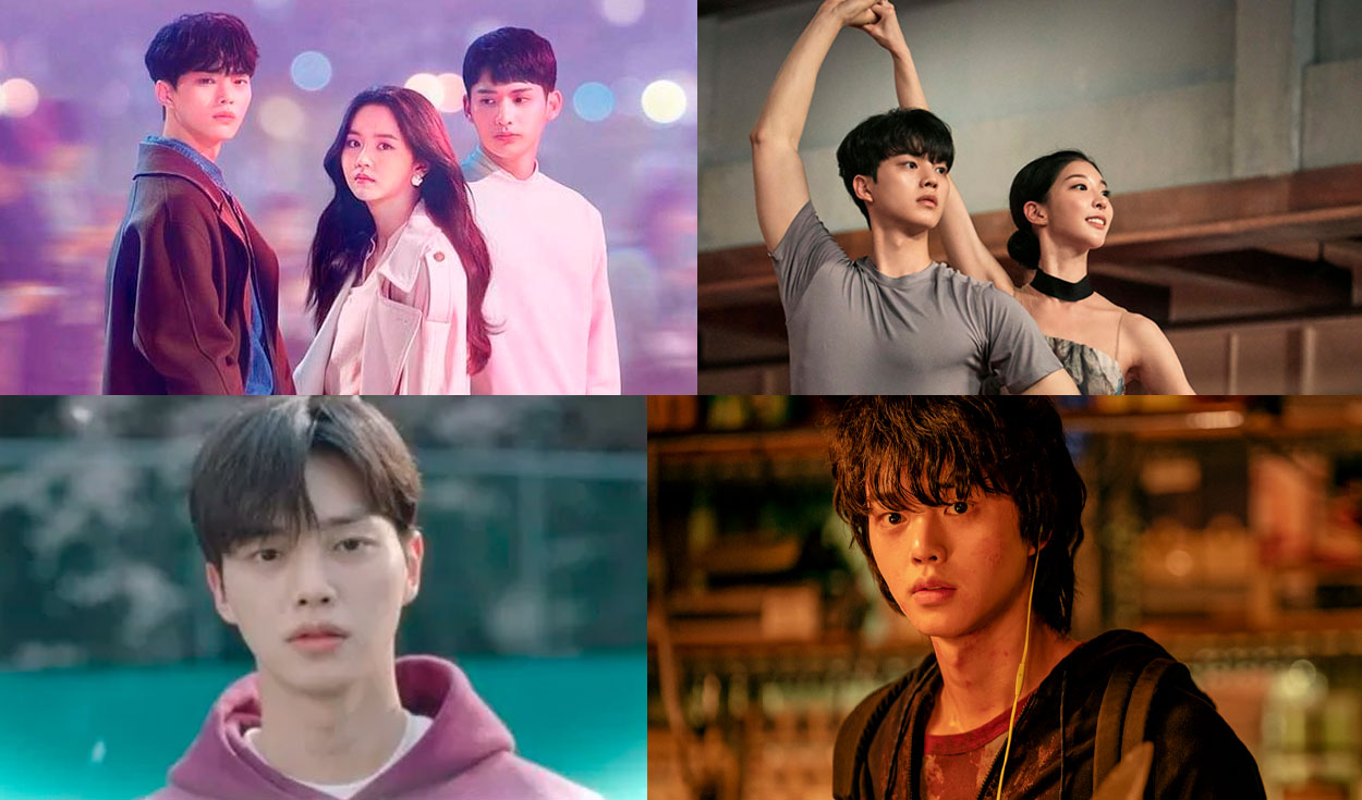 Los cuatro dramas que protagonizó Song Kang. Foto: composición LR / Netflix / tvN / jTBC