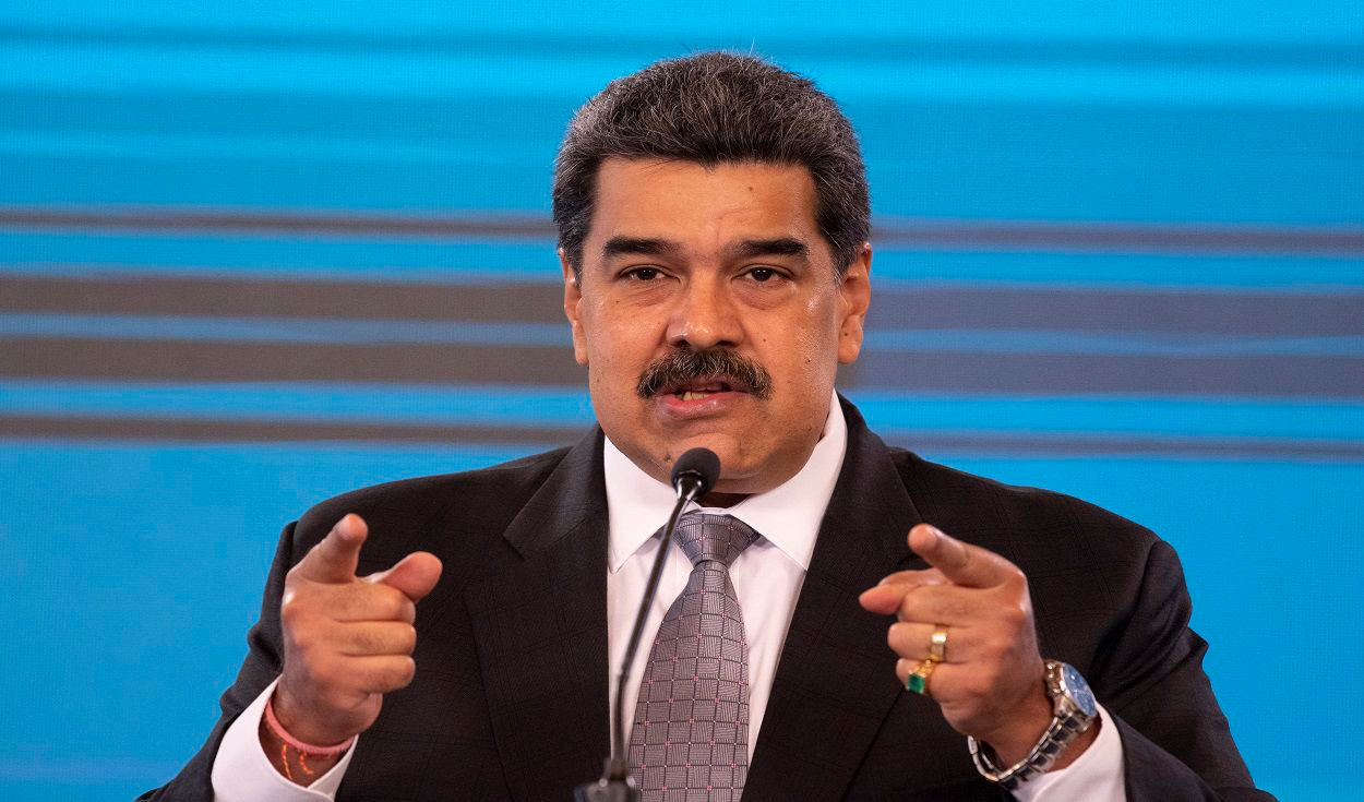 Nicolás Maduro saludó la firma del memorando entre su Gobierno y la Plataforma Unitaria en México. Foto: AFP/referencial