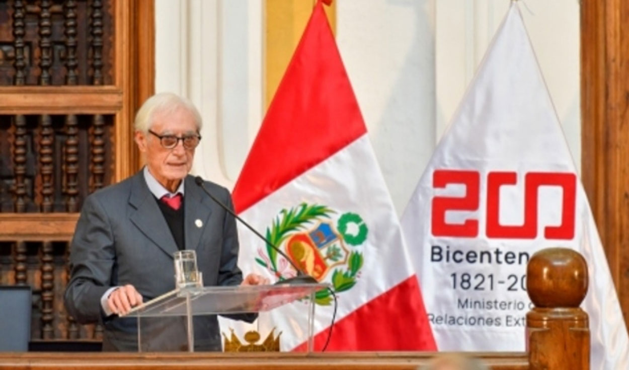 Béjar juró como ministro de Relaciones Exteriores el último 29 de julio. Foto: difusión