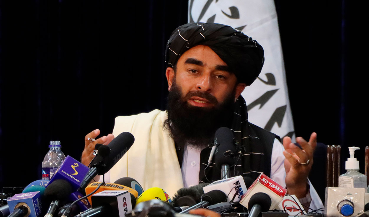 Zabihullah Mujahid anunció que 'Afganistán no será más un país de cultivo de opio'. Foto: EFE