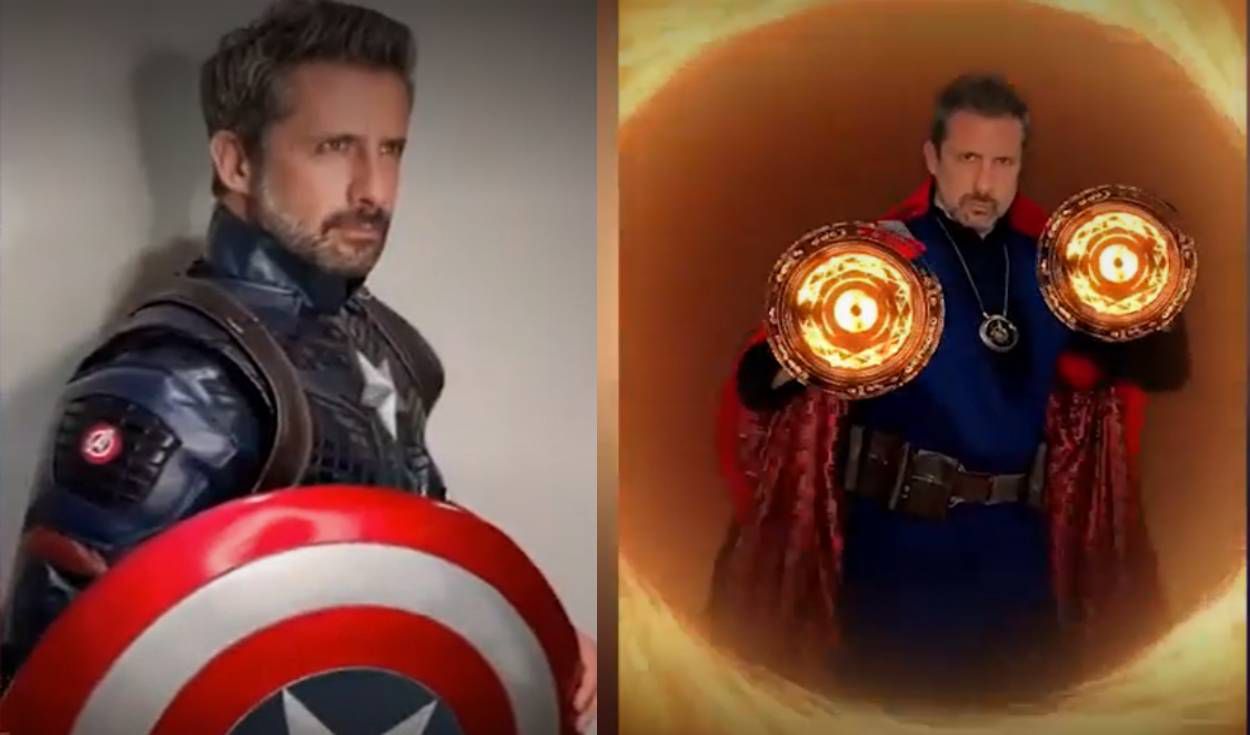 Marco Zunino se disfraza de Capitán América y Doctor Strange en TikTok y lo llaman ‘Cosito’