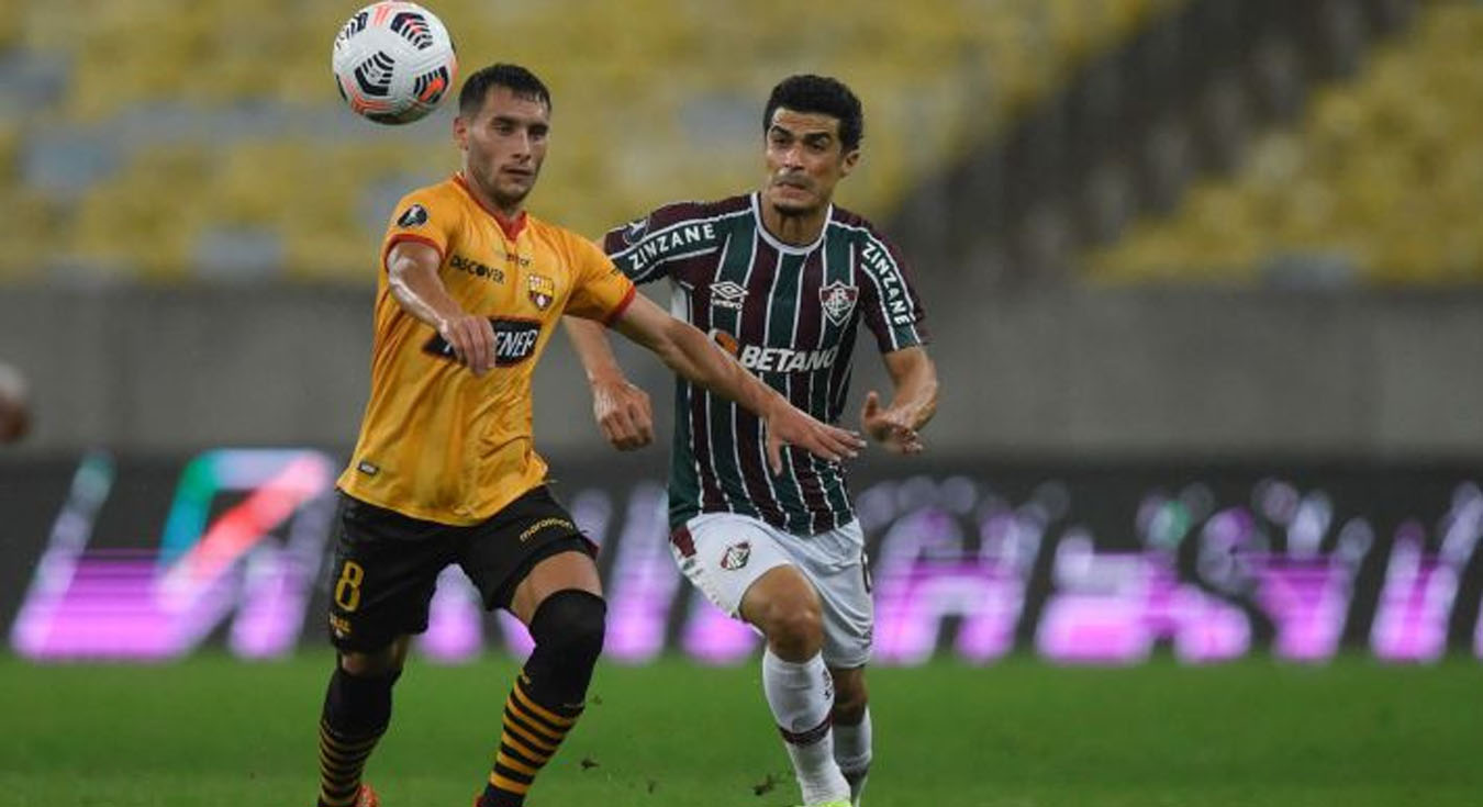 Barcelona SC vs. Fluminense se podrá sintonizar desde las 7.30 p. m. (hora peruana). Foto: AFP