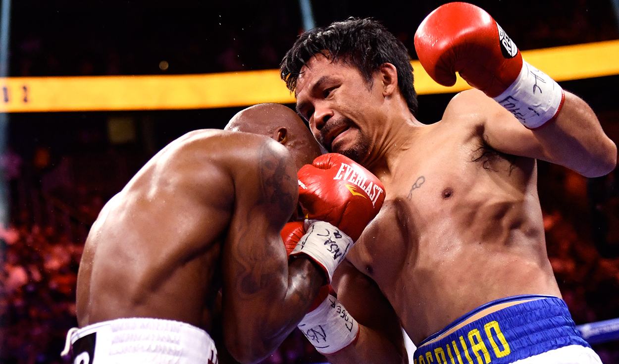 Manny Pacquiao había peleado por última vez en julio del 2019. Foto: AFP