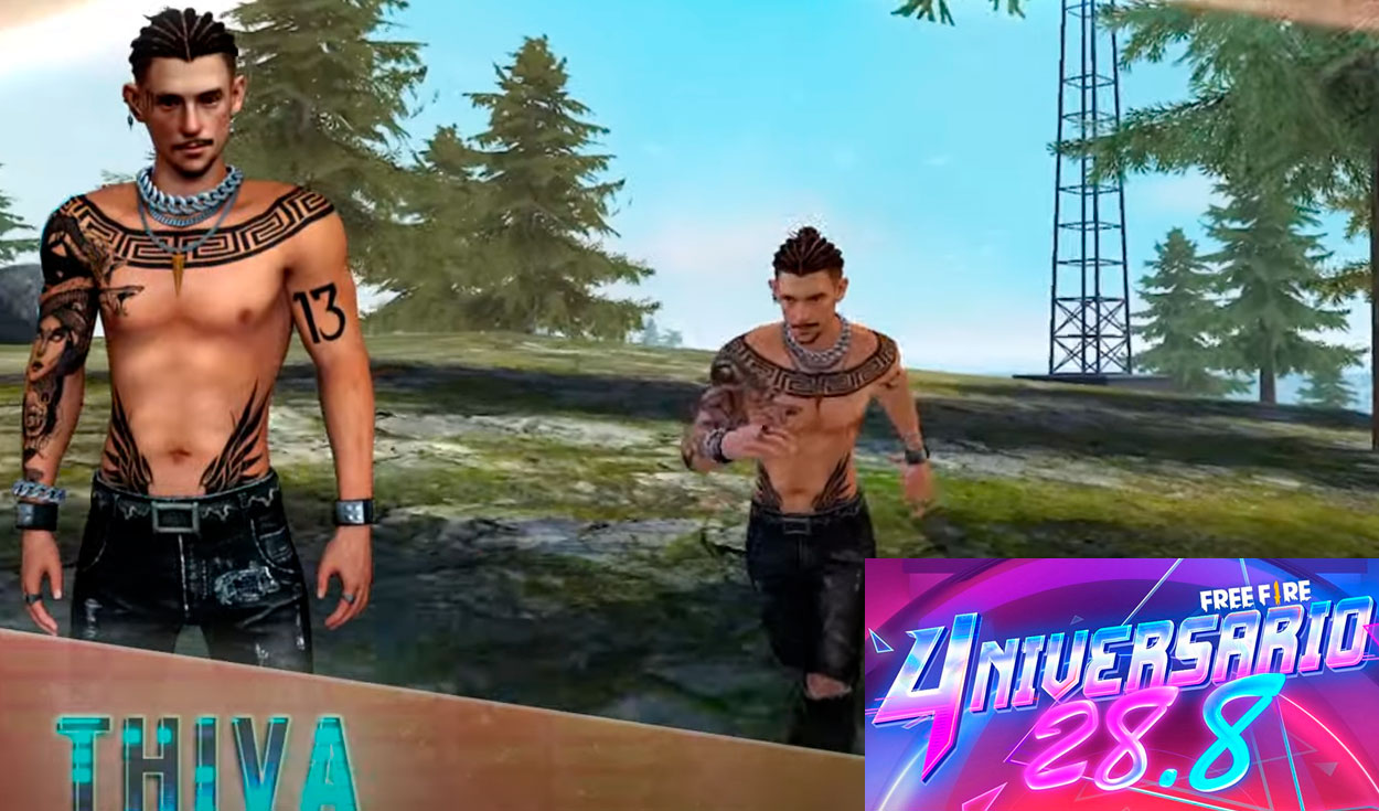 Thiva está basado en DJ Like Mike, uno de los músicos que le pondrá ritmo al cuarto aniversario de Free Fire. Foto: composición/Garena