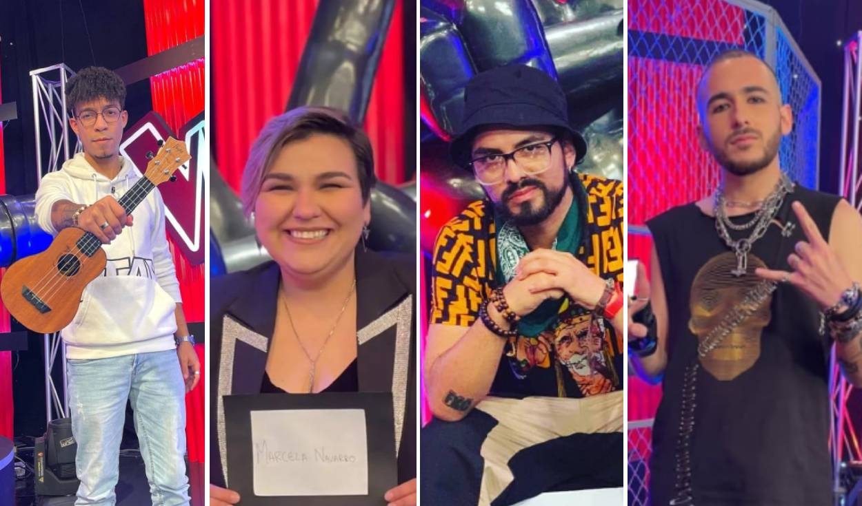 Solo cuatro participantes, uno de cada equipo, llegarán a la final de La voz Perú. Foto: composición Instagram