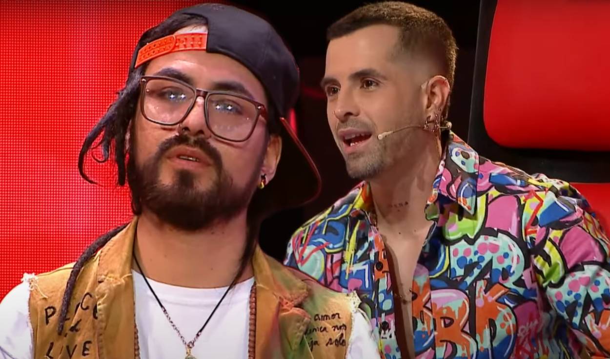 Iván MC fue eliminado por Mike Bahía de La voz Perú.