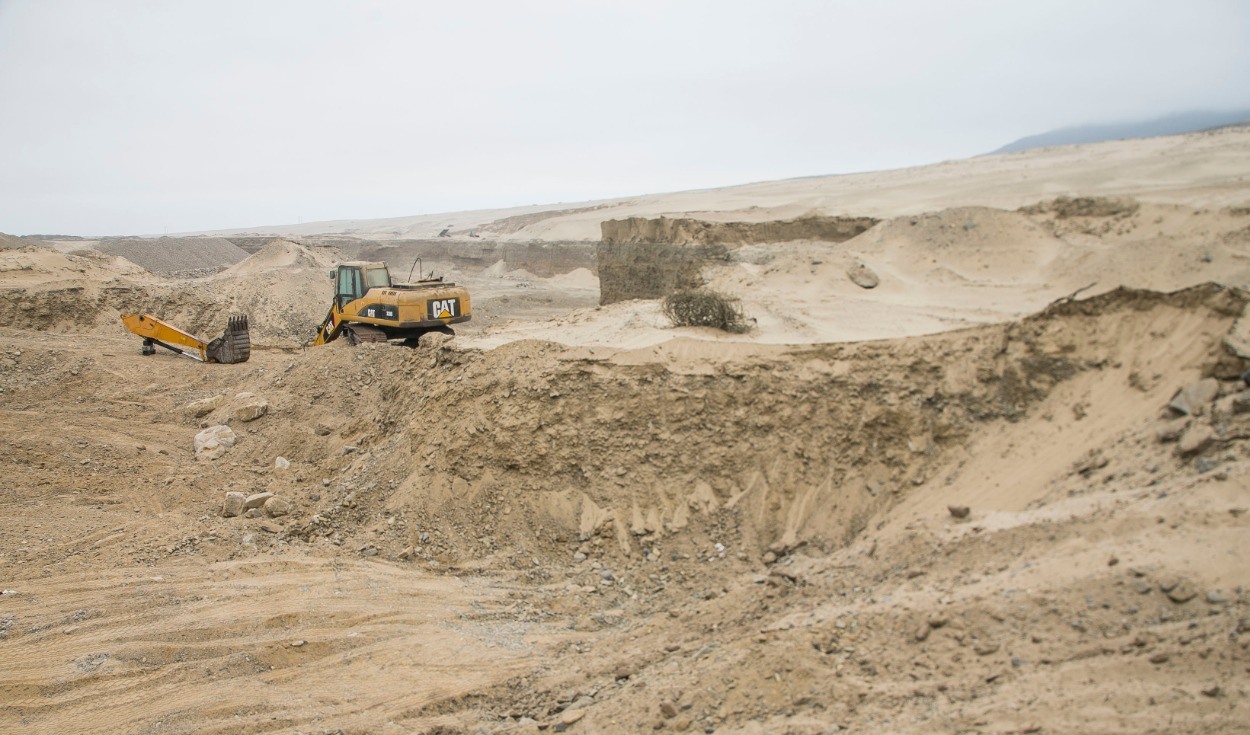 Muralla La Cumbre pertenece al paisaje arqueológico del Cerro Campana y fue edificado entre los años 1.200 a 1.400 aproximadamente. Foto: Prensa DDC
